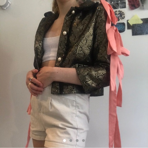 embellished bomber jacket